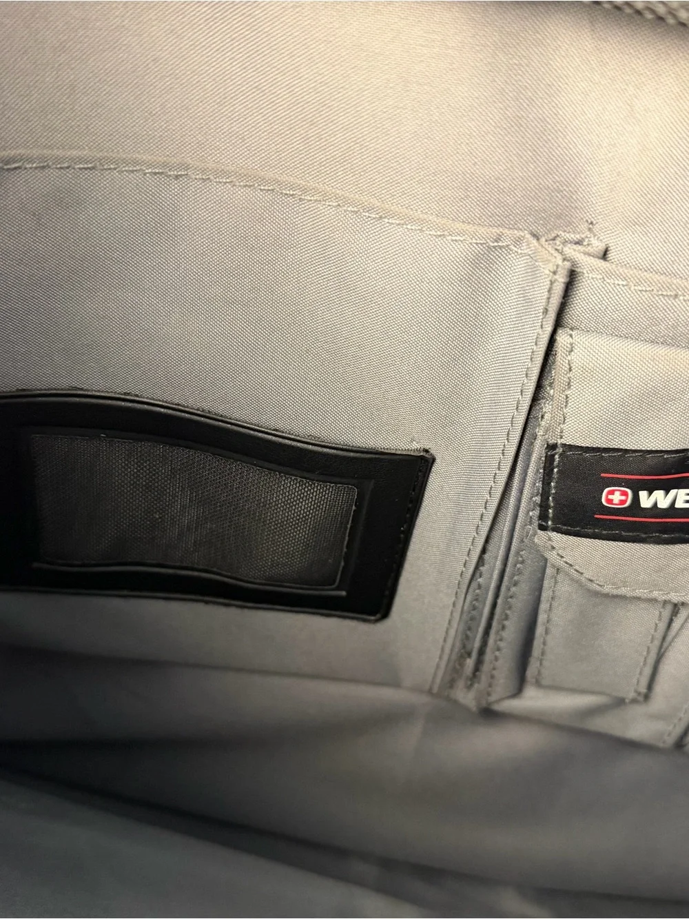 SwissGear Black and Gray Laptop Briefcase with Shoulder Strap